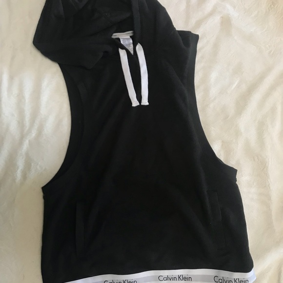 Calvin Klein Tops - Calvin Klein Sleeveless Hoodie